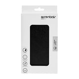 Essentials iPhone 12 Mini Leather Flip Case 2 in 1 with Card Holder - Black