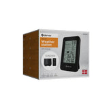 Denver WSR-560 Weather Station w. Clock & Rain Gauge - Black