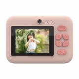 Denver KPC-1374BTRO Camera for Kids with Built-in Thermal Printer & Games - Pink