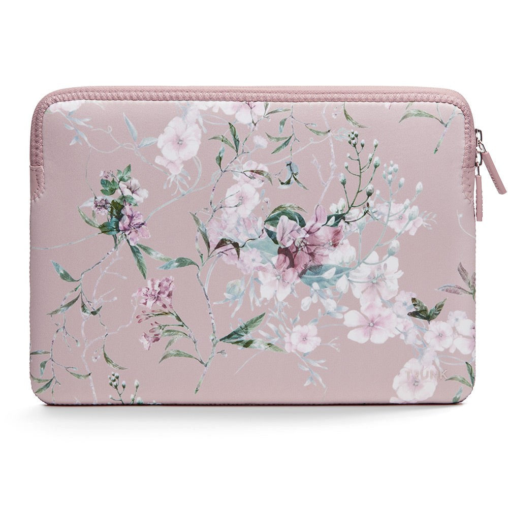 Trunk Neopren Sleeve for Laptop 14" (34,5 x 24,5 x 2 cm) - Rose Flower