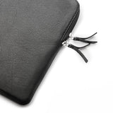 Trunk Genuine Leather Sleeve for MacBook 13" (32 x 23 x 2 cm) - Black