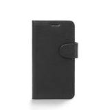 Trunk iPhone 11 Pro / XS / X Genuine Leather Flip Case with Removable Back Case - Black