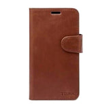 iPhone 12 / 12 Pro Trunk 2-i-1 Wallet Flip Case - Brown