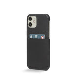 Trunk iPhone 11 / XR Genuine Leather Case with Card Pocket - Black