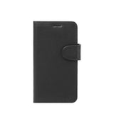 Trunk iPhone 13 Mini Genuine Leather Flip Case with Removable Back Case - Black