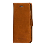 iPhone 8 Plus / 7 Plus / 6 Plus dbramante1928 Copenhagen Genuine Leather Flip Case with Wallet - Tan