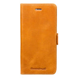 iPhone 8 Plus / 7 Plus / 6 Plus dbramante1928 Lynge 2-in-1 Genuine Leather Flip Case - Tan