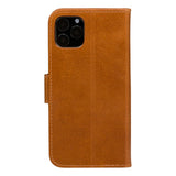 iPhone 11 Pro dbramante1928 Copenhagen Genuine Leather Flip Case with Wallet - Tan