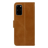 Samsung Galaxy S20+ (Plus) dbramante1928 Copenhagen Slim Genuine Leather Flip Case with Wallet - Tan