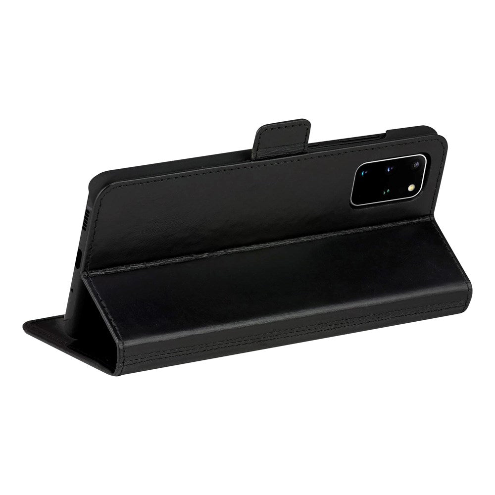 Samsung Galaxy S20+ (Plus) dbramante1928 Copenhagen Slim Genuine Leather Flip Case with Wallet - Black