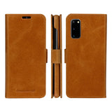 Samsung Galaxy S20 dbramante1928 Lynge 2-in-1 Genuine Leather Flip Case - Tan
