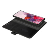 Samsung Galaxy S20 dbramante1928 Lynge 2-in-1 Genuine Leather Flip Case - Black