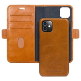 iPhone 12 Mini dbramante1928 Lynge Genuine Leather Magnet Case - Brown