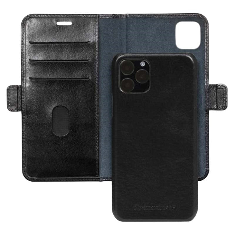 iPhone 12 / 12 Pro dbramante1928 Lynge Genuine Leather Magnet Wallet Case - Black