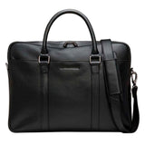 Dbramante1928 "Skanderborg" Genuine Leather 16" (37 x 27 cm) Macbook / Laptop Bag - Pebbled Black