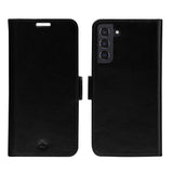 Samsung Galaxy S22+ (Plus) dbramante1928 Lynge 2-in-1 Genuine Leather Flip Case - Black