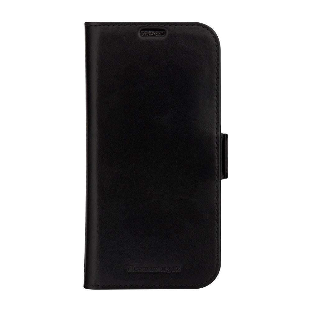 iPhone 15 dbramante1928 Copenhagen Slim Genuine Leather Case w. Wallet - Black