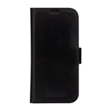 iPhone 15 dbramante1928 Copenhagen Slim Genuine Leather Case w. Wallet - Black