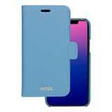 iPhone 11 Pro dbramante1928 New York 2-in-1 Genuine Leather Flip Case - Nightfall Blue