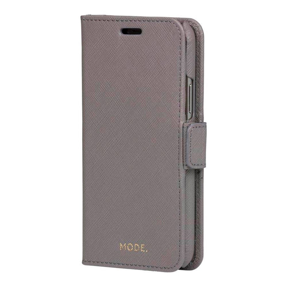 iPhone 11 Pro dbramante1928 New York 2-in-1 Genuine Leather Flip Case - Shadow Grey