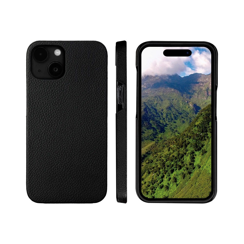 iPhone 15 Plus dbramante1928 New York 2-in-1 Genuine Leather Flip Case - Night Black