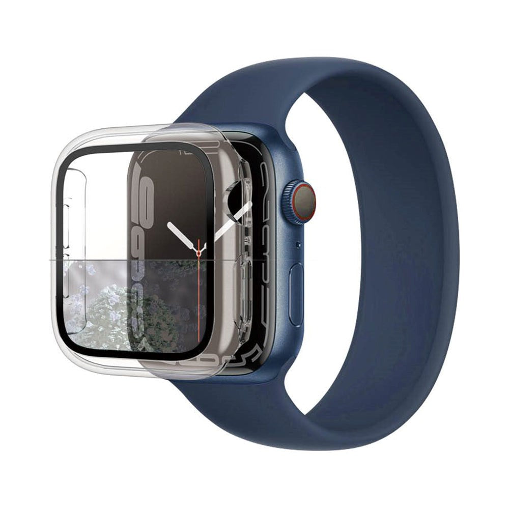 PanzerGlass Apple Watch 7 (45mm) Full Body Protection Case w. Built-in Screen Protection w. Anti-Bacterial - Transparent