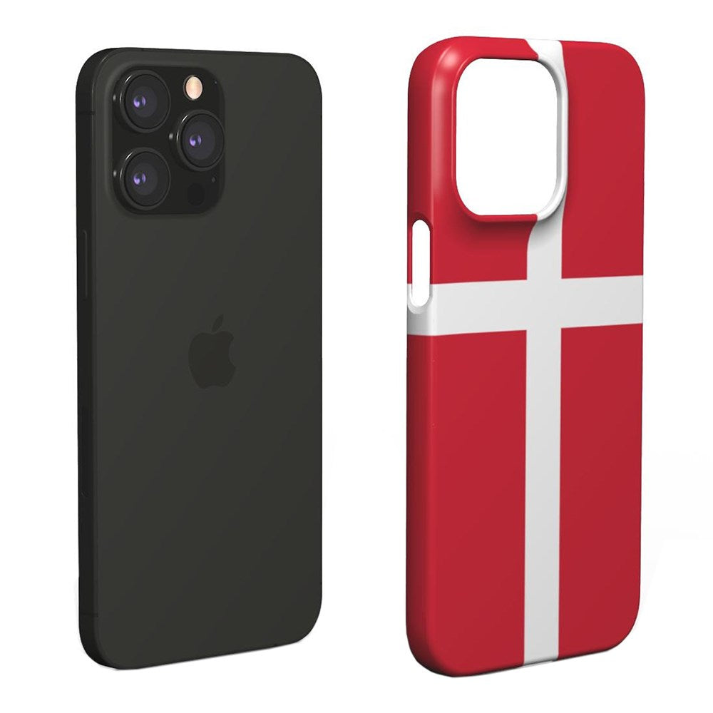 EIDERWOOD iPhone 11 Hard Plastic Cover - Denmark's Flag