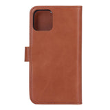 RadiCover 2-in-1 - iPhone 12 / 12 Pro - Genuine Leather Case - 86% Radiation Protection - Brown