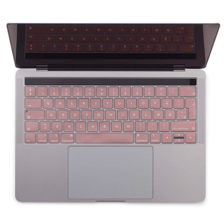 Philbert MacBook Pro Touch Bar 13" / 15" Keyboard Cover w. Nordic Layout - Pink