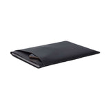 Philbert UltraSlim Vegan Leather Sleeve w. Strap for MacBook / Laptop 14" (32,0 x 23,5 x 2 cm) - Black