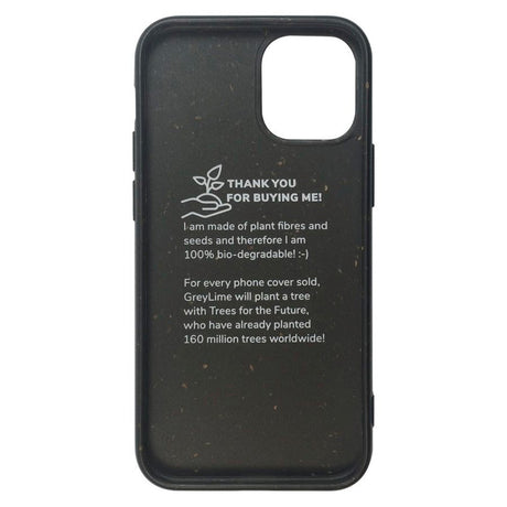iPhone 12 Mini GreyLime 100% Plant-Based Case - Black - Buy a Case & Plant a Tree