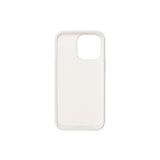 GreenMind iPhone 13 Pro Lined Silicone Case - White