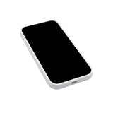 GreenMind iPhone 13 Pro Lined Silicone Case - White