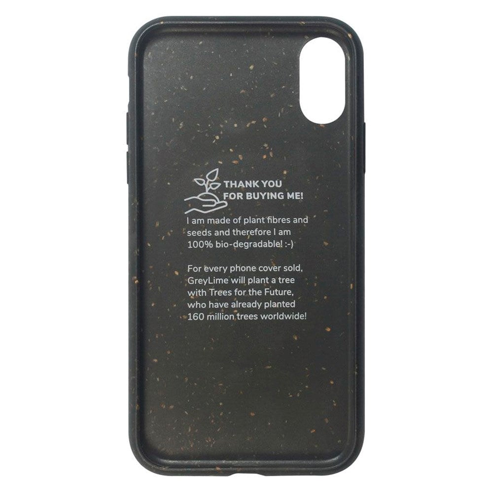 iPhone XR GreyLime 100% Plant-Based Case - Black - Buy a Case & Plant a Tree