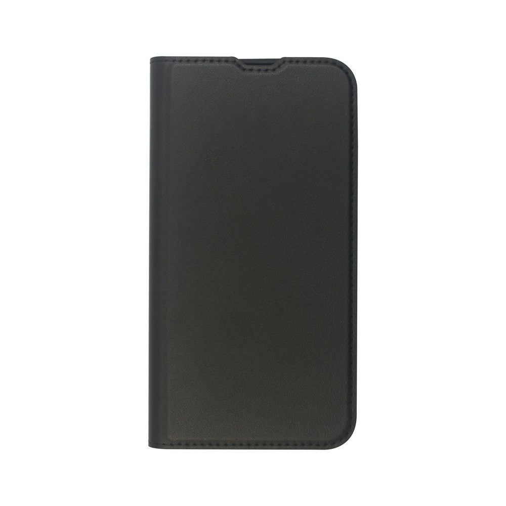 GreenMind iPhone 14 Plus Faux Leather Flip Case with Cardholder & Stand Function - Black