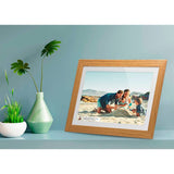 Lippa 10" Smart WiFi Frameo Photo Frame (28.8 x 21 cm) - Wood colored