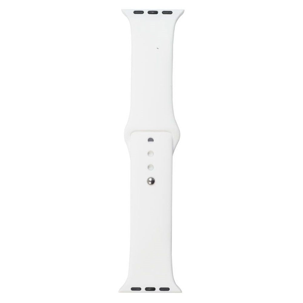 Apple Watch (42/44/SE/45/46/49mm) Lippa Silicone Watch Strap - White