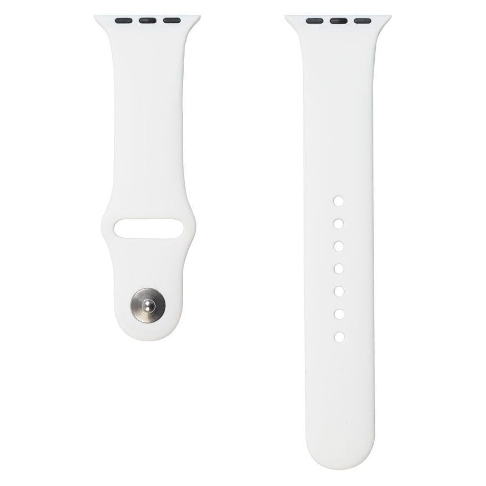 Apple Watch (42/44/SE/45/46/49mm) Lippa Silicone Watch Strap - White