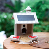 HiBirds WiFi Bird Feeder with Camera - Light Brown