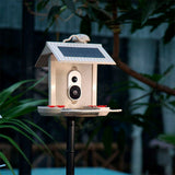 HiBirds WiFi Bird Feeder with Camera - Light Brown