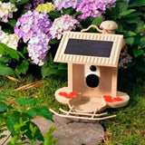 HiBirds WiFi Bird Feeder with Camera - Light Brown