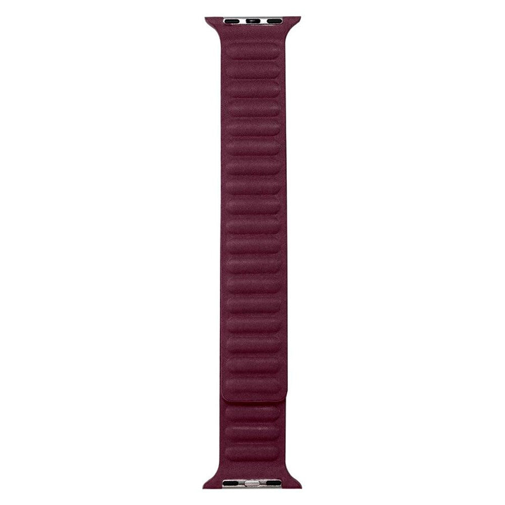 Apple Watch (38/40/SE/41/42mm) Magnetic Lippa Finewoven Strap - Wine Red