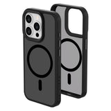 iPhone 15 Pro Lippa Hybrid Plastic Case - MagSafe Compatible - Matte / Black