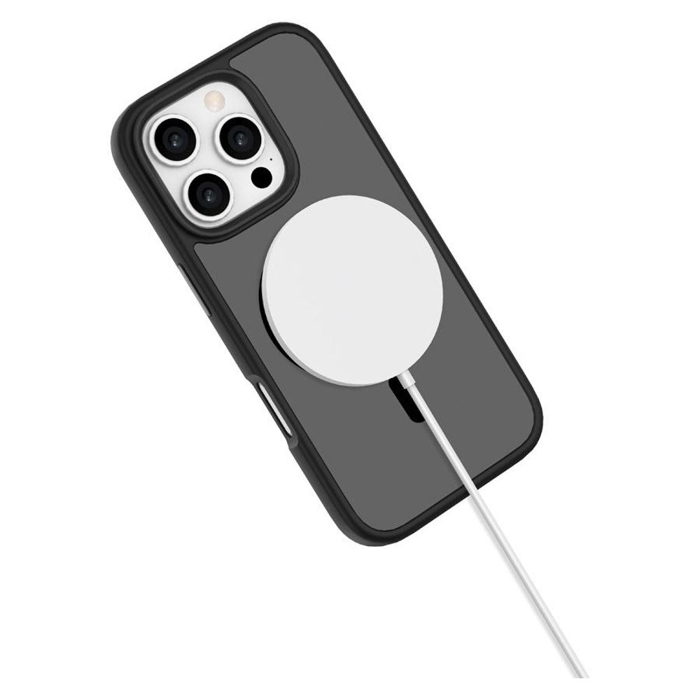 iPhone 16 Pro Lippa Hybrid Plastic Case - MagSafe Compatible - Matte / Black