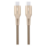 GreyLime 60W Braided USB-C to USB-C Cable 50 cm - Beige