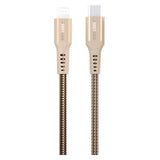 GreyLime 18W Braided USB-C to Lightning Cable 50 cm - Beige