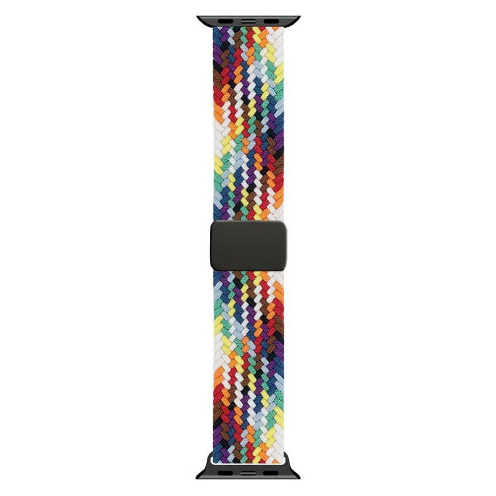 Apple Watch (38/40/SE/41/42mm) Lippa Nylon Strap with Magnetic Lock - Multicolored