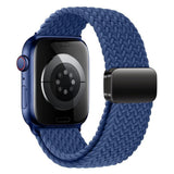 Apple Watch (38/40/SE/41/42mm) Lippa Nylon Strap with Magnetic Lock - Blue