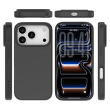 iPhone 17 Pro Lippa Silicone Case - MagSafe Compatible - Black