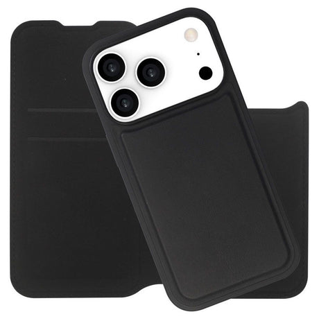 iPhone 17 Pro Max Lippa 2-in-1 Wallet Flip Case - Black